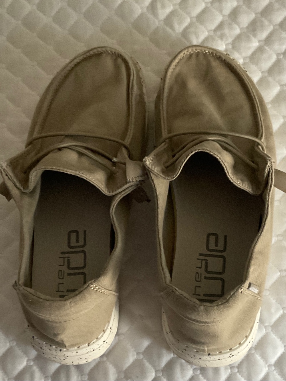 Hey Dude Beige/Tan Women's Slip-On